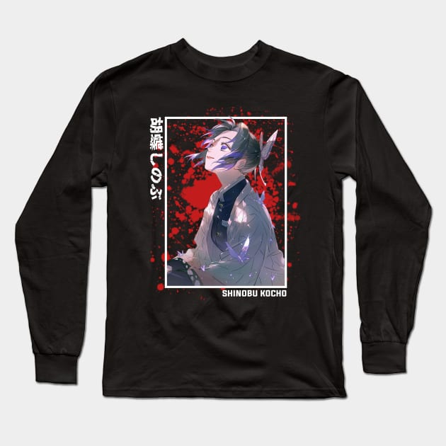 Shinobu Kocho - Demon Slayer Long Sleeve T-Shirt by Otaku Emporium